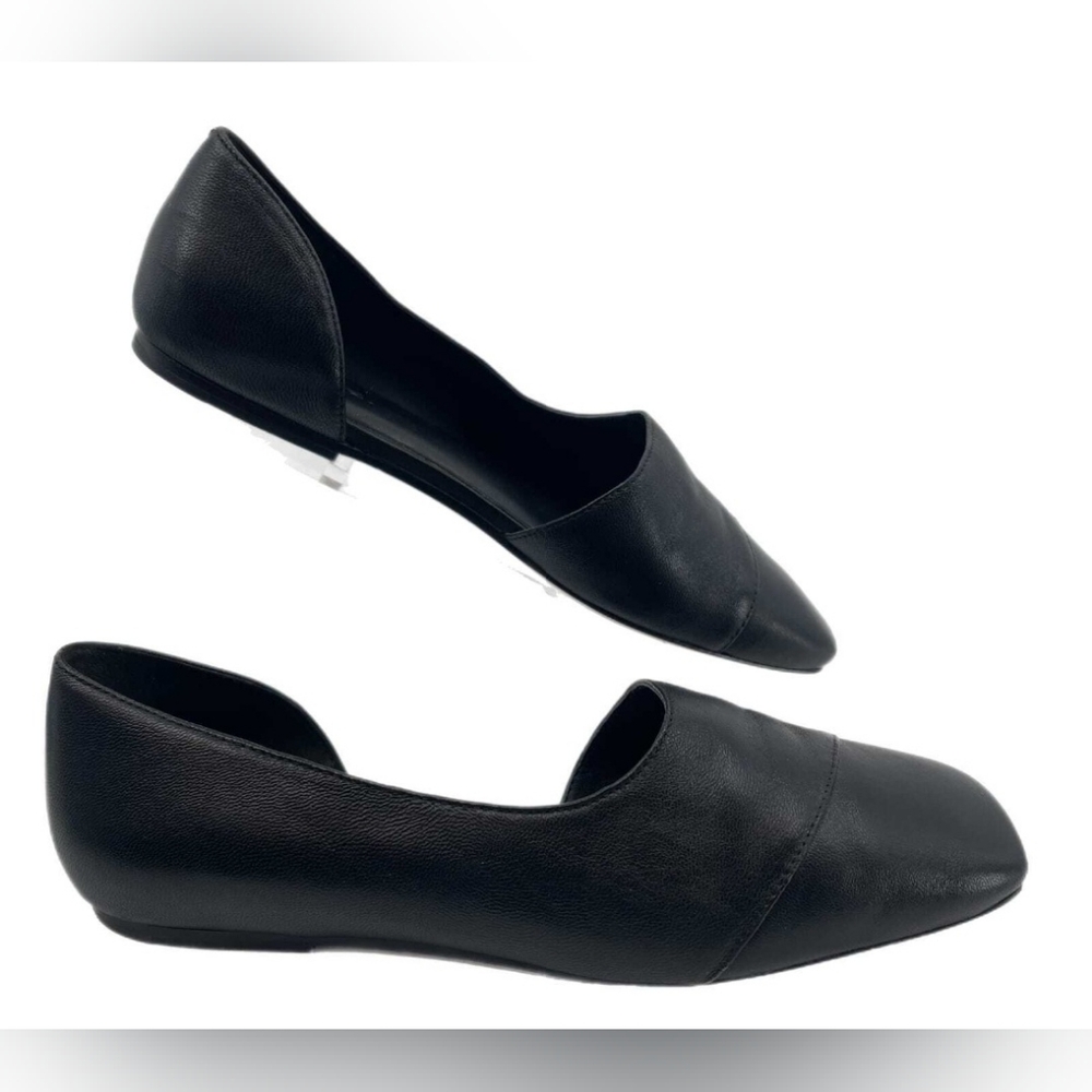 Vince Women's Black Leather Shoes - Size 8.5 - Picture 2 of 3